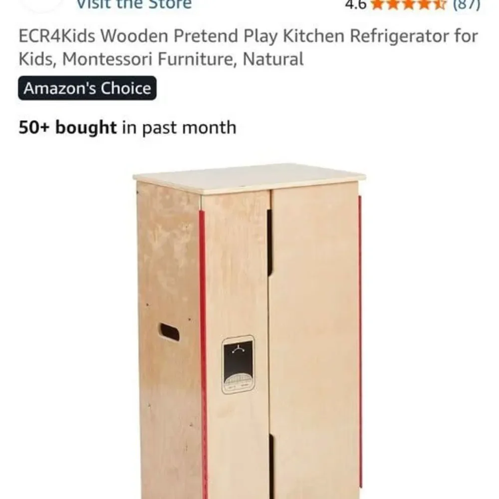 Ecr4kids wood fridge